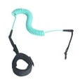 thumbnail image 2 of Vsenkes Coiled Surfboard Leash Lightweight Paddle Leash for Outdoor Shortboard Kayak Light Blue, 2 of 9