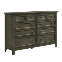 Intercon San Mateo 10-Drawer Dresser, Gray