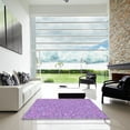 thumbnail image 7 of Ahgly Company Machine Washable Indoor Rectangle Transitional Mauve Purple Area Rugs, 2' x 4', 7 of 7