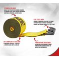 thumbnail image 2 of Winch Strap Mytee Products Kinedyne, 4 x 30 pies, oro, 5400 libras, paquete de 10, 2 of 9