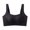 Black, variant on ZNQHFRE Women’s Wireless Full Coverage Bra, Custom Shaping Comfort No Underwire Everyday Seamless Bra Beige L