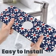thumbnail image 6 of Xecao Daisy Flowers for Kitchen Sink Splash Guard Faucet Mat , Faucet Guard & Draining mat, (15" X 5.5" ), 6 of 7
