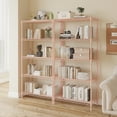 thumbnail image 4 of Ktaxon 5-Tier Wire Shelving Unit, Steel Storage Rack for Garage Office Kitchen Pink, 30" W x 14" D x 60" H, 4 of 9