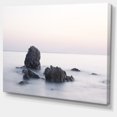 thumbnail image 2 of Rocks in the Sea Noir et Blanc - Impression sur Toile, 2 of 4