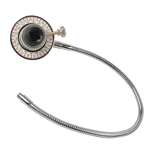 Llave dinamométrica de 1/2 pulgadas, medidor de ángulo, herramienta de medición, probador de rotación, medidor de control ajustable de 360 degree, medidor Zulema Medidor de ángulo de torsión