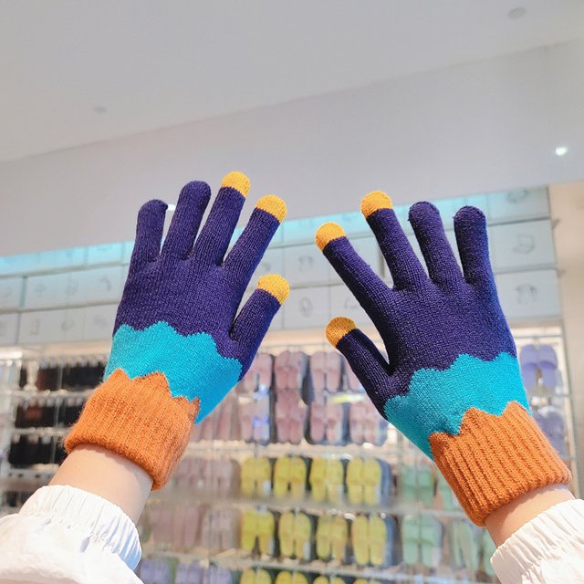 Guantes de invierno para hombres y mujeres, guantes para correr y trabajar, estilo 2