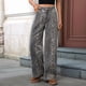 thumbnail image 5 of Pantalones Vaqueros Holgados Y2K Tiro Medio, Estilo Boyfriend, con Estampado Leopardo y Pernera , Estilo Vaquera con Parches y Bolsillo para Mujer. Estampado de Leopardo S, 5 of 9