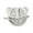 White, variant on PATLOLLAV 1 Pcs Cute Plastic Suction Bowl Complementary Compartment Divided for Picky Eaters Kids Weaning Supplies