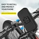 thumbnail image 4 of Xihbxyly Soporte para Teléfono de Motocicleta, Funda Impermeable de 360° para Manillar, Diseño a Prueba de Golpes, Pantalla Táctil Sensible, Protección Contra La Lluvia y Los Baches, Material Abs Lig, 4 of 7