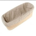 thumbnail image 1 of PENGXAING [] 2pcs Bread Proofing Basket Oval Bread Proofing Basket Handmade Banneton Bread Proofing Basket Brotform with Proofing Cloth Liner for Sourdough Bread  Baking(Large+Small), 1 of 6