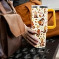 thumbnail image 6 of 40 oz Fall Gnome Tumbler Insulated Stainless Tumbler, Fall Travel Coffee Cup Water Botter, Autumn Fall Gift for Thanksgiving Christmas, 6 of 6
