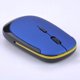 thumbnail image 3 of Bearachild Ratón inalámbrico de 2,4 GHz Sensación de la mano Ultra delgado Mini receptor USB Cambiable 1600DPI Ratón óptico para juegos Juegos de teclado y mouse para computadora Azul, 3 of 5