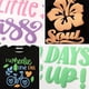 thumbnail image 4 of 16x Vinilo Puff de Transferencia de , 8 Colores, Vinilo de Transferencia de 3D Puff HTV, Camiseta de Vinilo Termoadhesivo Hinchable de Color Pastel de 30X25cm, 4 of 7