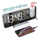 thumbnail image 1 of Reloj Despertador Petukita Box Con Radio y Proyector Espejo Blanco, 1 of 8