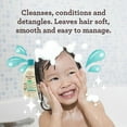 thumbnail image 4 of Aveeno Kids 2-in-1 Hydrating Shampoo & Conditioner, Oat Extract, Kids Hair Care, Detangler, Hypoallergenic, Tear-Free, For Sensitive Skin & Scalp, 4 of 9