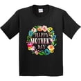 thumbnail image 3 of Inktastic Happy Mother's Day Flowers Youth T-Shirt, 3 of 5