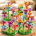 thumbnail image 3 of Lucky Doug Flower Garden Building Toys for Toddler Girls Ages 3-5-8, 81 Pcs Flower Garden Stem Toys, 3 4 5 6 7 8 Years Old Girls Gifts, 3 of 10