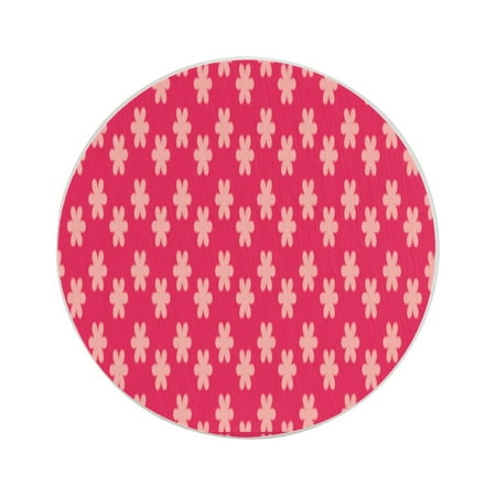

Circular Drink Coasters Set Seamless Pattern Background Beautiful Home Decor Diatomite Heat-Resistant Diatomite Protect Table Countertop