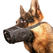Angle View: Adjustable Dog Grooming Muzzle - X-SMALL, SMALL, MEDIUM, LARGE, or X-LARGE (X-SMALL)