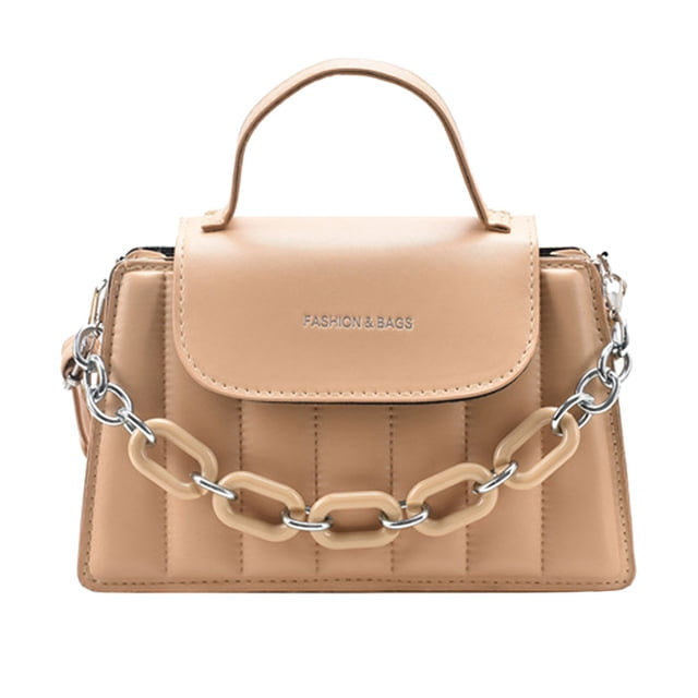 Bolso mensajero pequeño para dama, bolso de hombro para teléfono móvil para dama, bolso de mano liviano de cuero de moda.