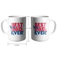 thumbnail image 4 of Best Dad Ever American Flag Coffee Mugs 15 OZ Sublimation Mugs,Double-sided Printing Ceramic Cups Ceramic Mugs for Coffee,Tea,Hot Cocoa, 4 of 4