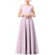 thumbnail image 1 of Vestido sin mangas de cuello redondo para niñas, color sólido, para cultivar la moral, informal, para fiestas, de poliéster., 1 of 4