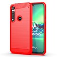 thumbnail image 1 of Funda de fibra de carbono a prueba de golpes para Motorola Moto G9 Plus Play G8 E6 E5 G6 G7 Play Plus One Macro Action E6s, funda parachoques xuanjing unisex, 1 of 2
