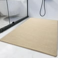 thumbnail image 5 of 47 x 32 Extra Large Shower Mat for Shower Stall Tub, Non Slip Bath Mat Bathroom Accessories, PVC Loofah Mats for Shower and Bathroom, Quick Drying, (Khaki, 47"x32"), 5 of 14