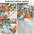 thumbnail image 2 of FORMRS Boys Swim Trunks Quick Dry Mesh Liner Boardshorts Sizes XS-XL, Orange Japanese Flowers Pattern, 2 of 7