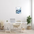 thumbnail image 2 of Stupell Industries Bubbling Sea Floor Abstraction Fluid Blue Green Abstract Painting White Framed Art Print Wall Art, 16 x 20, 2 of 7