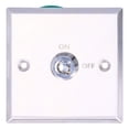 thumbnail image 3 of Cerradura de llave para puerta de garaje NikouMX Interruptor de llave de panel DC 12V, 3 of 8