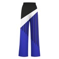 thumbnail image 3 of WXLWZYWL Wide Leg Pants for Women Drawstring Baggy Casual Sweatpants Loose Fit Elasitc Waist Lounge Trousers Irish Pants 2024 Trendy, 3 of 4