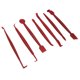thumbnail image 5 of GOOHOCHY Juego de 7 herramientas para tintado de ventanas de coche, pegatinas para envolver el coche, escobilla de goma para tintado, cortador de película (rojo), 5 of 7