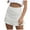 White, variant on Fgnfyis Ladies Casual Satin Silk High Fanny Pack with Zipper Mini Skirt for Women Womens Skirts White XL