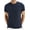 09-Navy Blue, variant on Iceglad Mens Fashion Casual Front Placket Basic Short Sleeve Henley T-Shirts