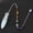Opal, variant on Charm Crushed Gemstone Bullet Chakra Healing Stone Pendant Pendulum Jewelry -Rose Quartz