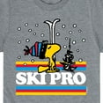 thumbnail image 3 of Peanuts - Woodstock Ski Pro - Toddler And Youth Short Sleeve Graphic T-Shirt, 3 of 6