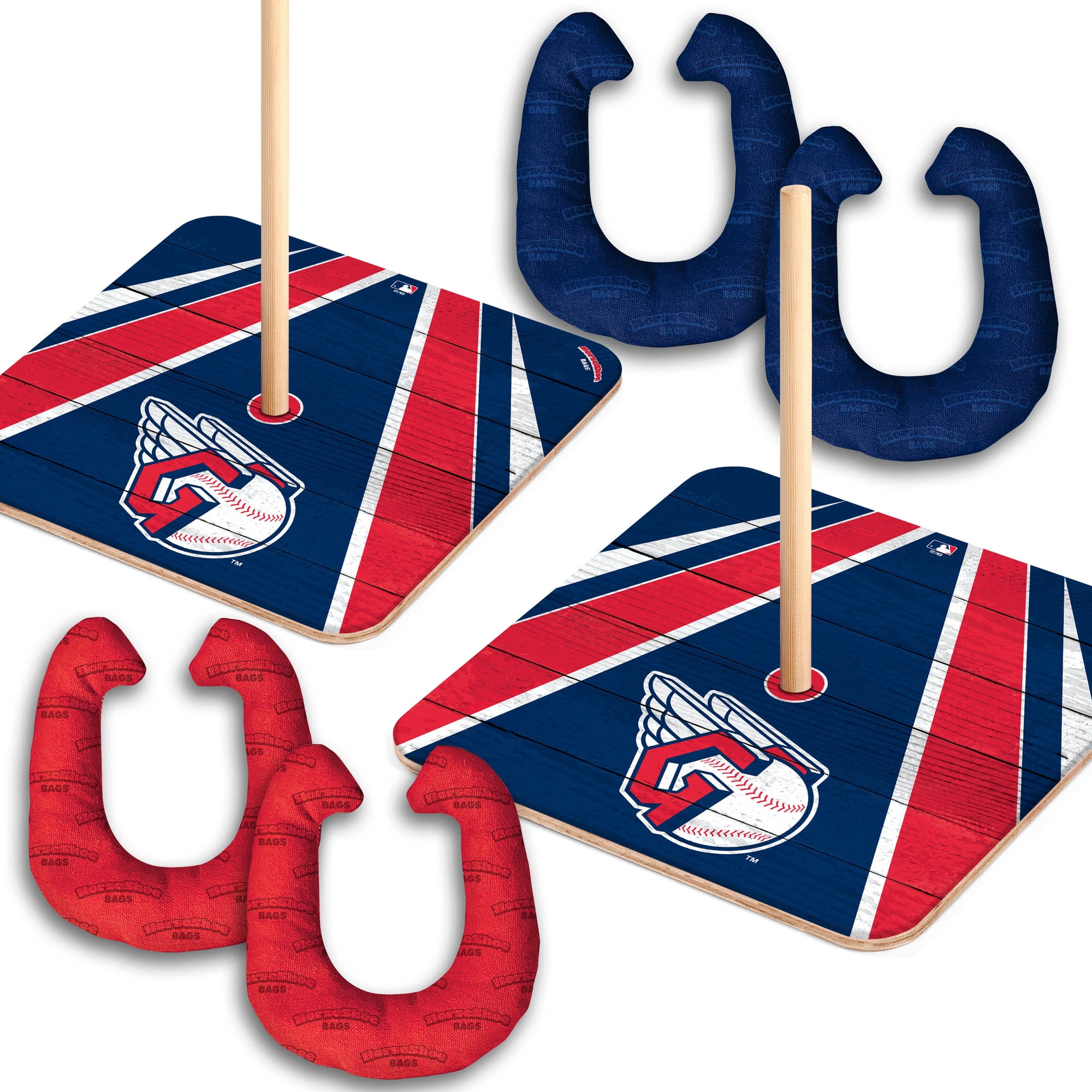 YouTheFan MLB Cleveland Guardians Horseshoe Bags