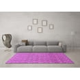 thumbnail image 3 of Ahgly Company Indoor Square Abstract Purple Modern Area Rugs, 7' Square, 3 of 4