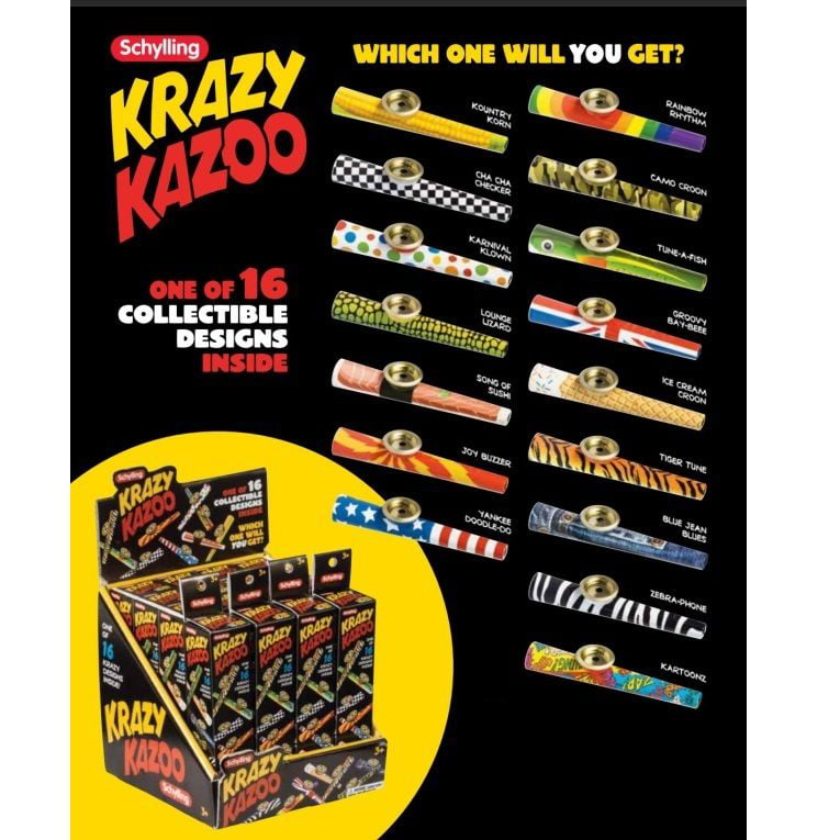 krazy kazoo (one random color) - music by schylling (kk)