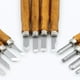 thumbnail image 5 of Juego de herramientas para tallar madera, 12 piezas de cinceles para tallar madera, cuchillos para tallar con piedra de afilar, juego de cinceles para tallar madera con bolsa Cinceles de carpintero, 5 of 8