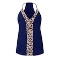 thumbnail image 4 of Spring Tops for Women Womens under $5 Tunic Top Sleeveless Sexy Womens Leopard Printed Neck Cami Vest Evening Party Tops Blouse, 4 of 5