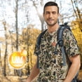 thumbnail image 4 of Bassdash Men's Camo Shirt UPF 50+ Wrinkle-free Breathable Short Sleeve UV Protection T-shirt for Hunting Hiking SR02M, 4 of 8