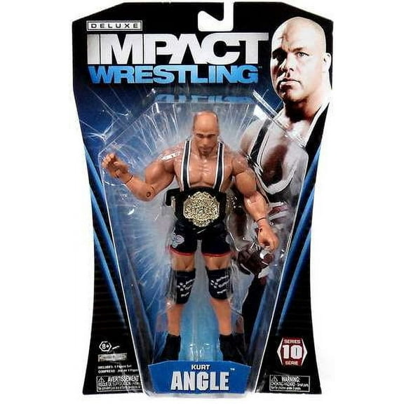 TNA Wrestling Deluxe Impact Series 10 Kurt Angle Action Figure