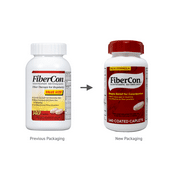 2 Pack FiberCon Fiber Therapy for Regularity Supplement 140 Caplets Each