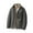 Dark Gray, variant on TFEOQRY Casual Jacket for Men Solid Color Zipper Overcoat with Pockets Long Sleeve Hoodless Outwear Olive Green