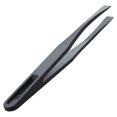 thumbnail image 5 of 115mm Long Flat Tip Black Plastic Anti-Static Tweezers 6 Pcs, 5 of 5