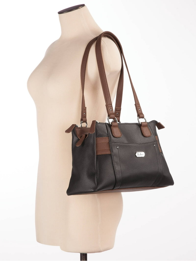 B.Amici™ Nicole Greenwich RFID Multi-Pocket Leather Handbag, 2