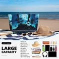 thumbnail image 5 of Xecao Hawaiian Beach Pirate Moon for versatile beach bag for women includes zipper pockets and waterproof material, ideal for vacations and adventures., 5 of 7