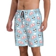 thumbnail image 2 of Naloa Cute Panda Flying in the Sky Men's Beach Shorts, Surfing shorts, Swim trunks, Quick Dry Swim Trunks for Surfing Beach Fun - XX-Large, 2 of 9